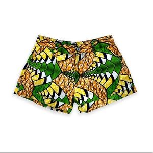Niana wax print shorts
